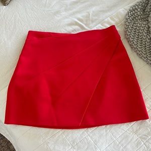 Alice and Olivia Shaylee asymmetrical drape wrap skirt. Never worn.